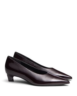 Rag & Bone rag & bone Women's Paloma Patent Leather Kitten Heel Pumps