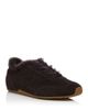 Rag & Bone rag & bone Women's Retro Runner Slim Suede Shearling Lined Sneakers - 1