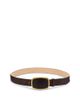 Rag & Bone rag & bone Women's Wyatt Inlay Buckle Leather Belt - 1
