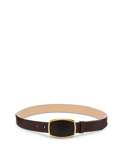 Rag & Bone rag & bone Women's Wyatt Inlay Buckle Leather Belt