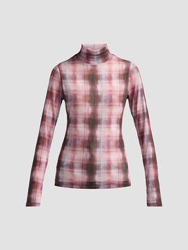 rag & bone rag & bone Women's Yana Plaid Turtleneck Top