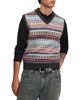 Rag & Bone rag & bone Wool Classic Fit Fair Isle Vest - 1