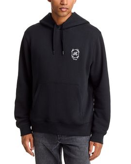 Rag & Bone rag & bone x Bloom Cotton Blend Logo Drawstring Hoodie
