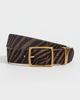 rag & bone rag & bone X Boyfriend Belt Coffee Zebra Haircalf - 2