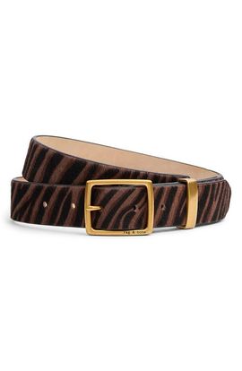 rag & bone rag & bone X Boyfriend Leather & Calf Hair Belt