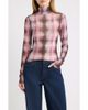 rag & bone rag & bone Yana Plaid Turtleneck Top - 1