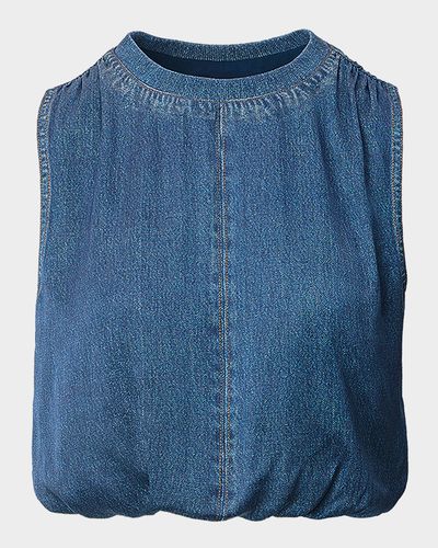 Rag & Bone rb Miramar Mica Satin Bubble Top