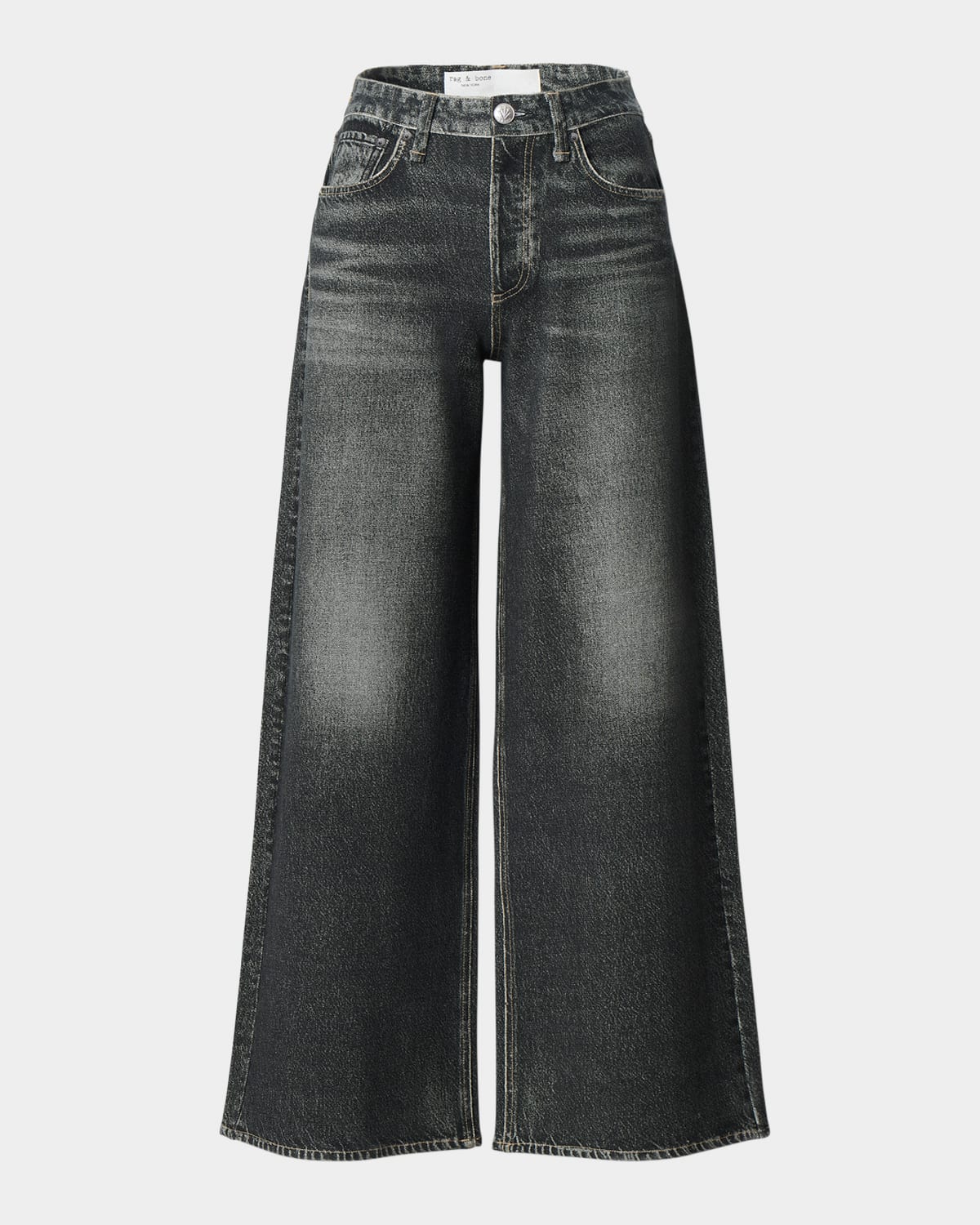 Rag & Bone rb Miramar Ponte Sofie Wide-Leg Jeans