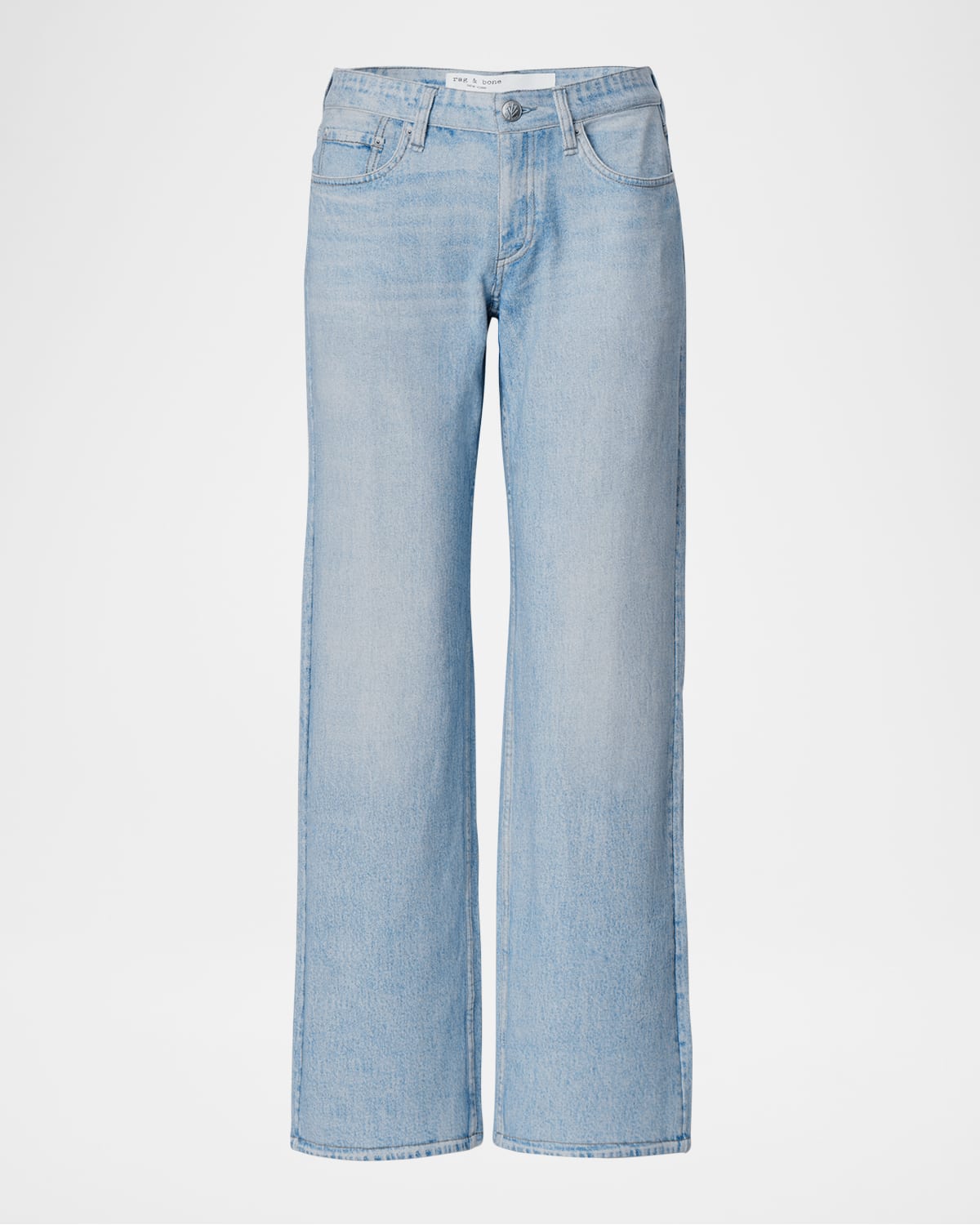 Rag & Bone rb Miramar Saige Low-Rise Relaxed Straight Jeans