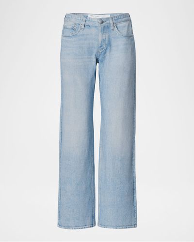 Rag & Bone rb Miramar Saige Low-Rise Relaxed Straight Jeans