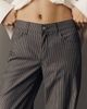 rag & bone Saige 100% Cotton Stripe Poplin Pants - 4