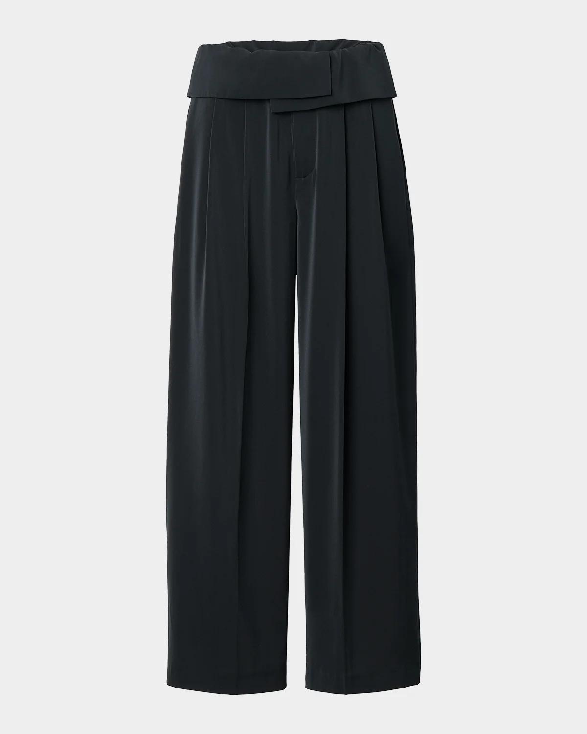 rag & bone Shania Pleated Wide-Leg Pants