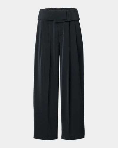 rag & bone Shania Pleated Wide-Leg Pants