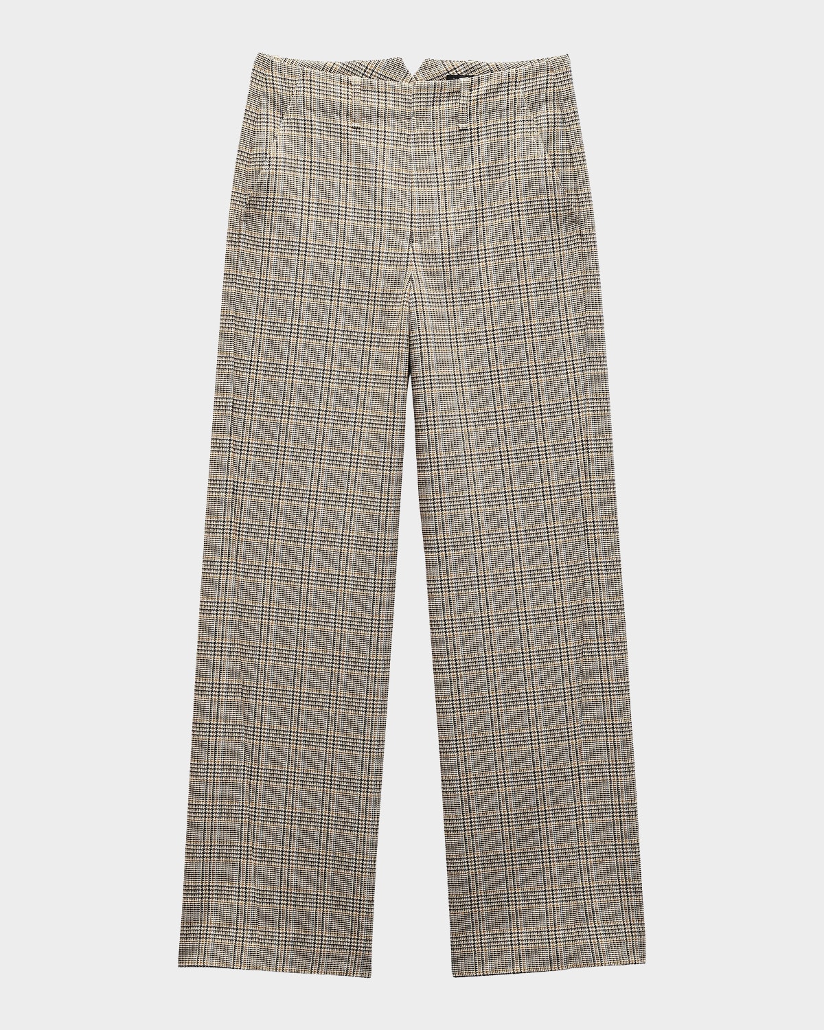 Rag & Bone Shea Plaid Wool-Blend Straight-Leg Pants