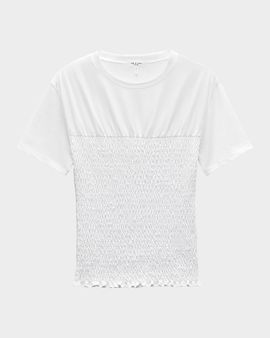 Rag & Bone Smocked Short-Sleeve T-Shirt
