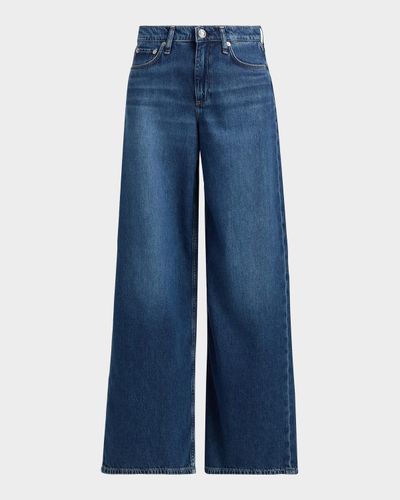 Rag & Bone Sofie Featherweight Denim Wide-Leg Jeans