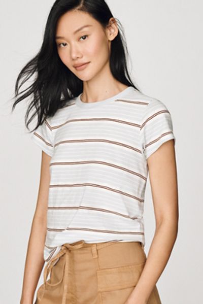 rag & bone The Cotton Slub Stripe Tee