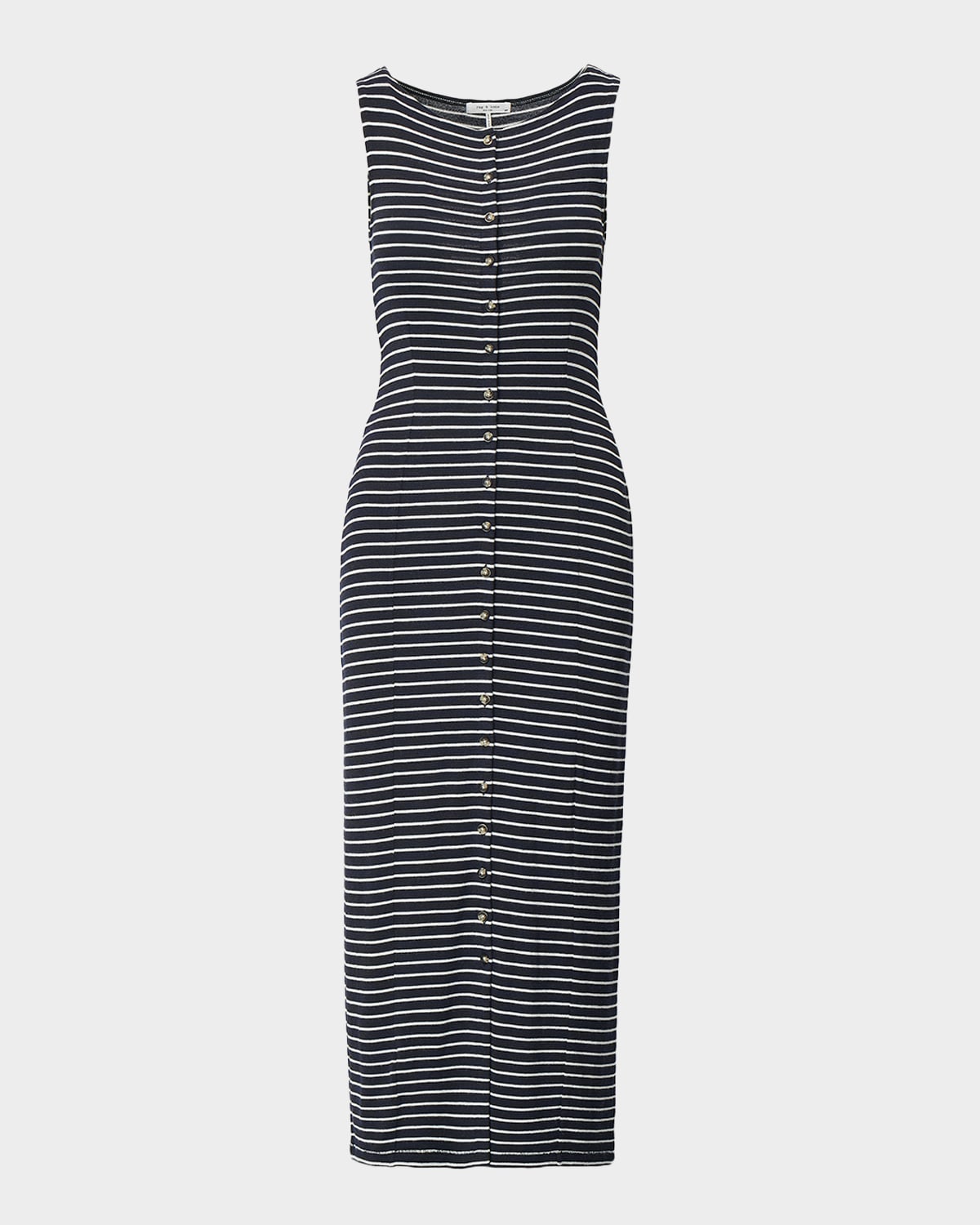 Rag & Bone The Knit Button-Front Dress