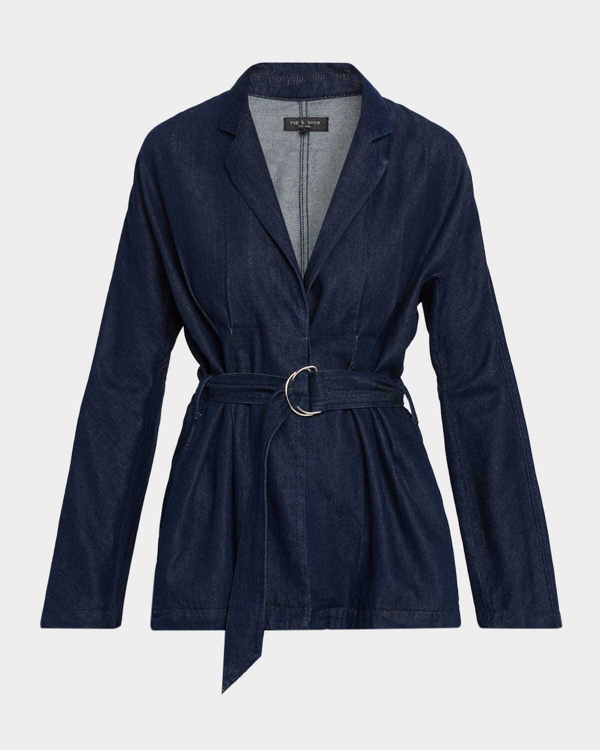 Rag & Bone Ultra-Featherweight Mandi Denim Blazer
