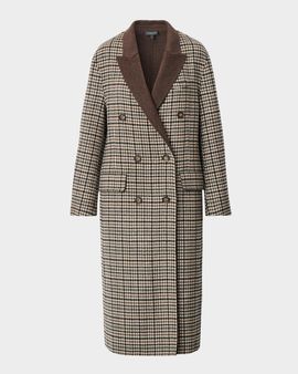 rag & bone Vasso Plaid Double-Breasted Coat