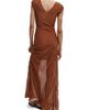 rag & bone Women's Aubrey Metallic Rib-Knit Maxi Dress - 4