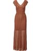 rag & bone Women's Aubrey Metallic Rib-Knit Maxi Dress - 6
