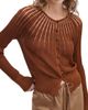 rag & bone Women's Aubrey Sheer Striped Cardigan - 6