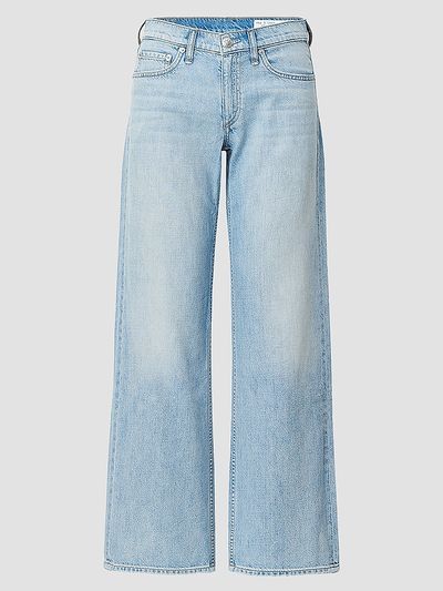 rag & bone Women's Cam Featherweight Straight-Leg Jeans