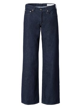 rag & bone Women's Cam Low-Rise Relaxed Straight-Leg Jeans