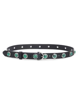 rag & bone Women's Celia Stud Leather Belt