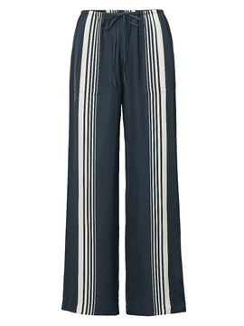 rag & bone Women's Claire Stripe Scarf Print Drawstring Pants