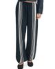 rag & bone Women's Claire Stripe Scarf Print Drawstring Pants - 4