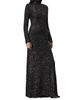 rag & bone Women's Danni Metallic Knit Turtleneck Gown - 2