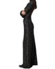 rag & bone Women's Danni Metallic Knit Turtleneck Gown - 4