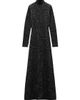 rag & bone Women's Danni Metallic Knit Turtleneck Gown - 7