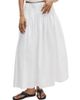 rag & bone Women's Elena Pintuck Cotton Poplin Maxi Skirt - 3