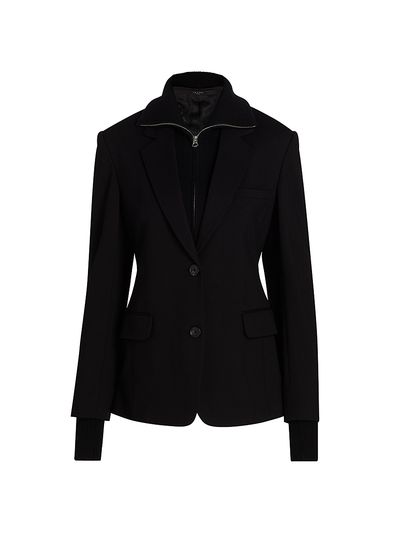 rag & bone Women's Frank Stretch Ponte Blazer