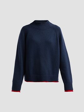rag & bone Women's Hazel Rollneck Cotton-Wool Sweater