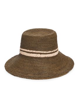 rag & bone Women's Jade Rollable Raffia Bucket Hat