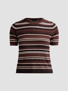 rag & bone Women's Karina Ribbed Striped Top