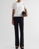 rag & bone Women's Kelly Floral Cut-Out Boxy T-Shirt - 2