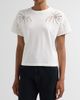 rag & bone Women's Kelly Floral Cut-Out Boxy T-Shirt - 4