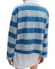 rag & bone Women's Kelly Striped Cotton Long-Sleeve Polo Shirt - 5