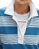rag & bone Women's Kelly Striped Cotton Long-Sleeve Polo Shirt - 6