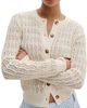 rag & bone Women's Leslie Cotton-Blend Cardigan - 5