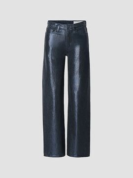 rag & bone Women's Logan Coated Wide-Leg Pants