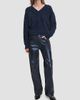 rag & bone Women's Logan Coated Wide-Leg Pants - 2