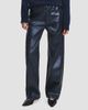 rag & bone Women's Logan Coated Wide-Leg Pants - 5