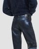 rag & bone Women's Logan Coated Wide-Leg Pants - 7
