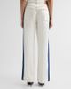 rag & bone Women's Logan Contrast-Striped Wide-Leg Jeans - 3